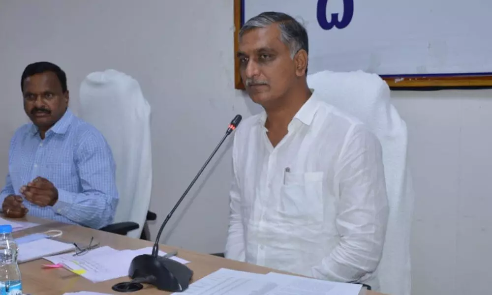 Harish Rao holds meeting on vegetables, sweet corn cultivation in Siddipet