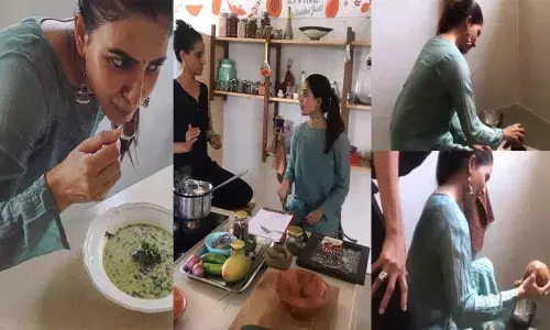 Samantha takes classes in cooking!