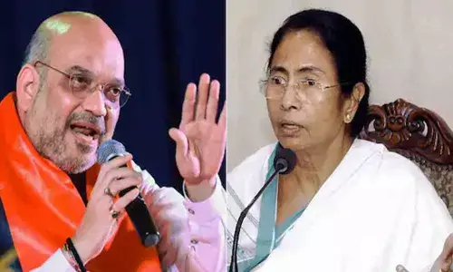 Union Home Minister Amit Shah and West Bengal Chief Minister Mamata Banerjee