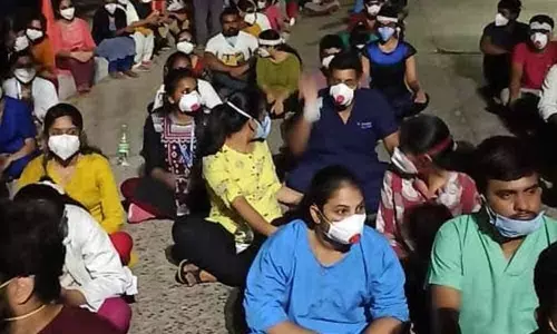 Junior doctors holding protest