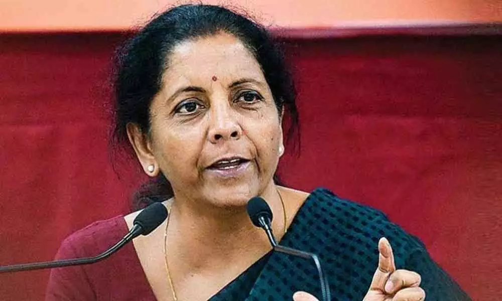 Finance Minister Nirmala Sitharman