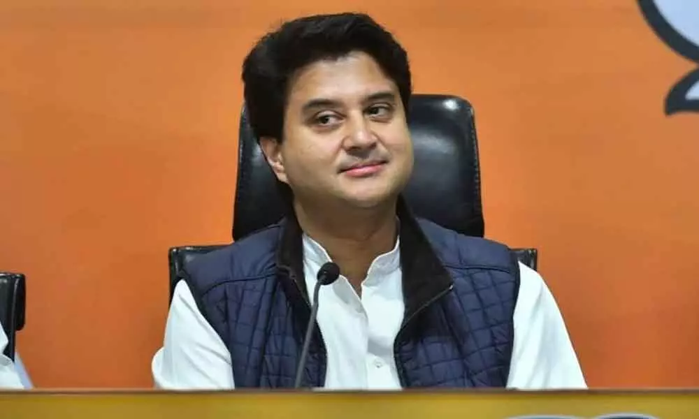 BJP leader Jyotiraditya Scindia