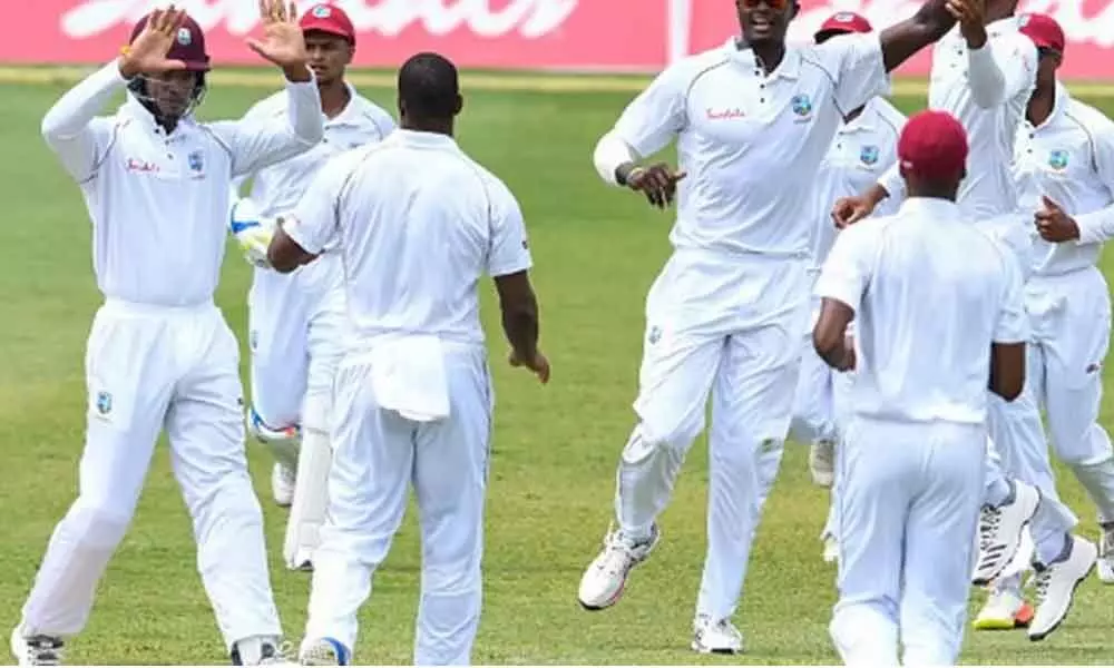 Windies team depart for England for 3-Test series