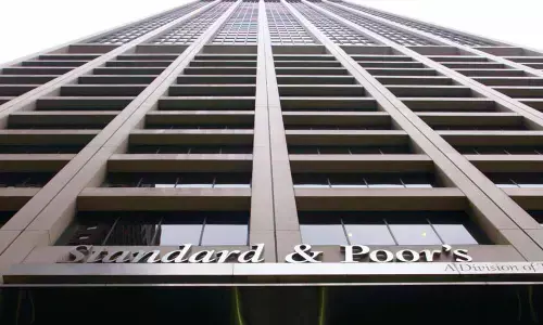 The rating affirmation comes within days of Moodys Investors Service downgrading by a notch Indias sovereign rating to the lowest investment grade with negative, citing growing risks