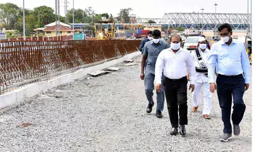 District Collector Md Imtiaz says Complete Durga flyover by Aug 15