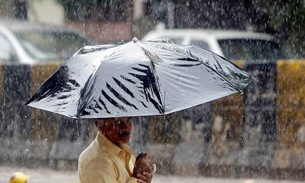 Monsoon showers in Hyderabad