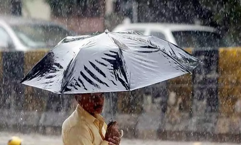 Monsoon showers in Hyderabad