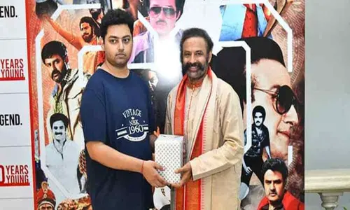 Mokshagna and Balakrishna Nandamuri