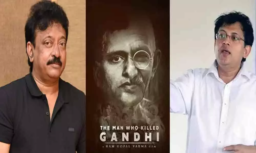 Babu Gogineni vs Ram Gopal Varma on The Man Who Killed Gandhi poster