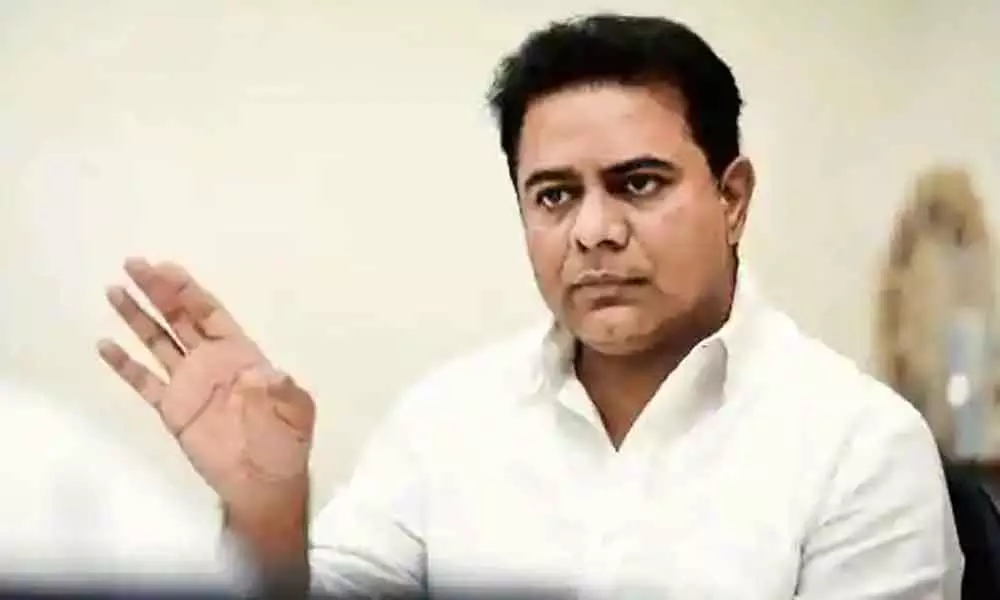 Telangana Industries Minister  K T Rama Rao