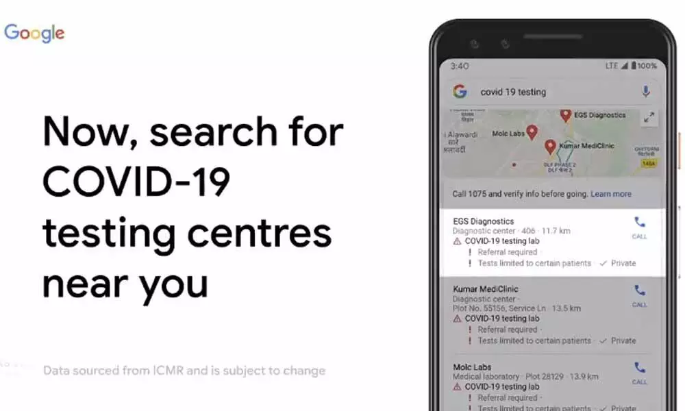 Find Nearest COVID-19 Testing Centres Using Google Assistant, Maps and Search