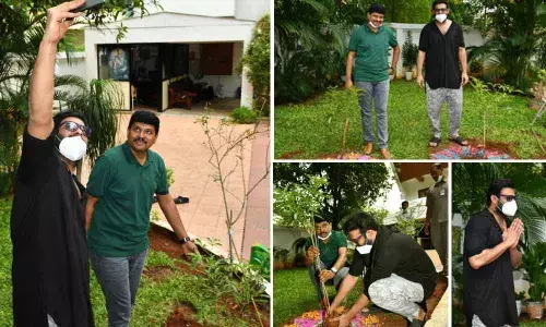 Prabhas Hibernation Over, Telugu Rebel Star Steps Out For Green Challenge