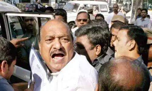 The arrest of former MLA JC Prabhakar Reddy and his son Asmith Reddy