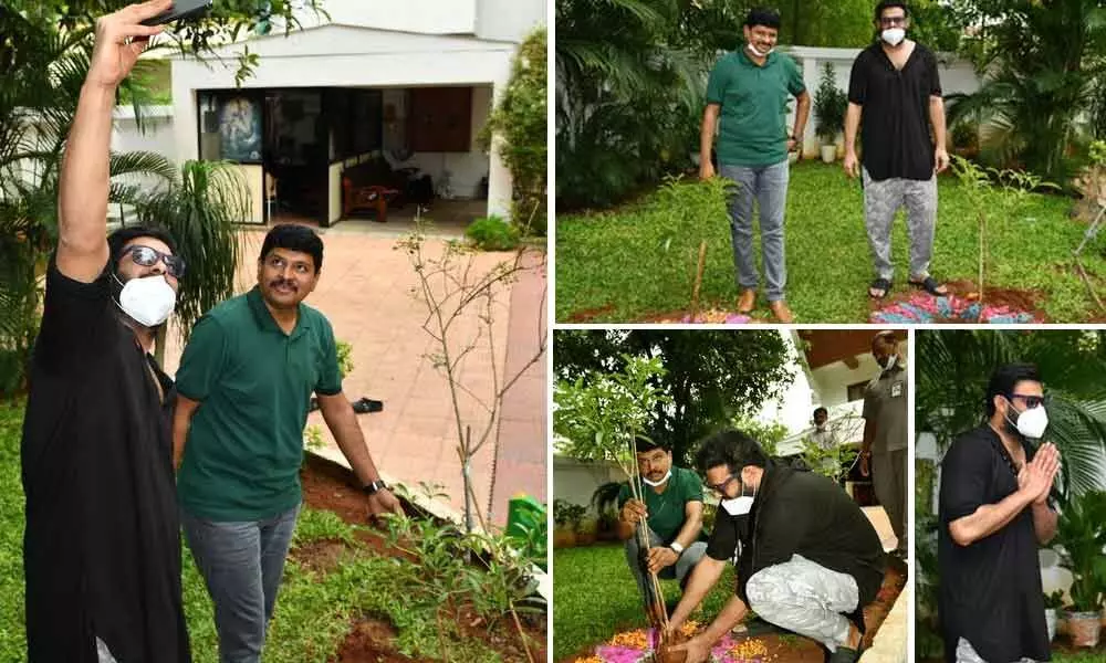 Prabhas Hibernation Over, Telugu Rebel Star Steps Out For Green Challenge
