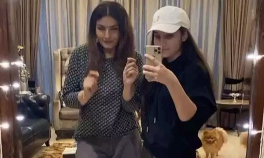 Raveena And Her Daughter Go With A TikTok Video