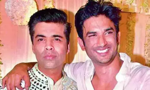 Karan Johar with Sushant Singh Rajput