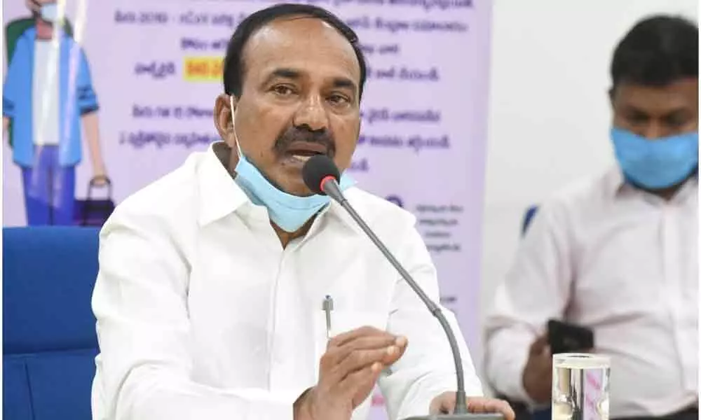 Telangana Health minister Eatala Rajender