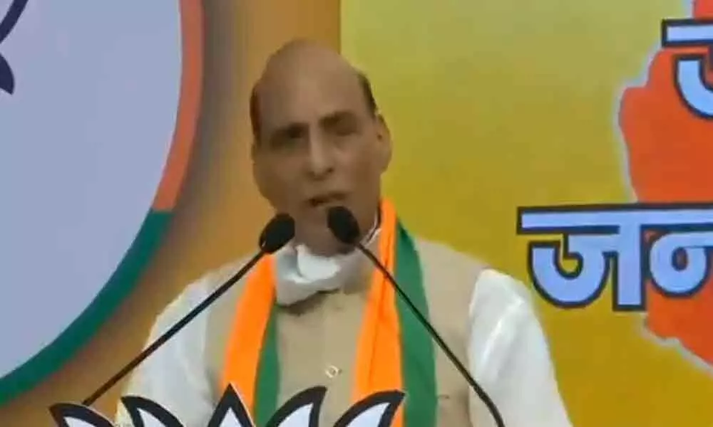 People of Pakistan occupied Kashmir will demand to be part of India: Rajnath Singh
