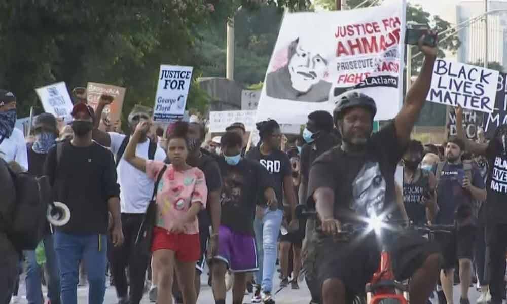 Protests erupt in Atlanta after cop shoots black man