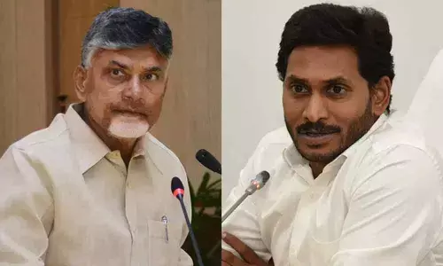 N Chandrababu Naidu and YS Jagan Mohan Reddy