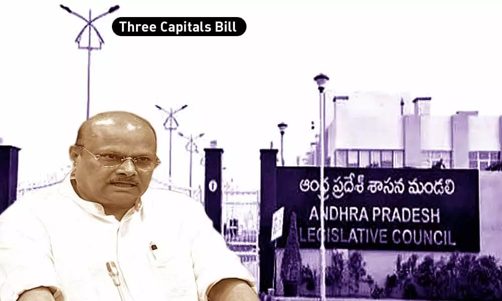 TDP issues notice under rule 90 in Legislative Council against three capital bills