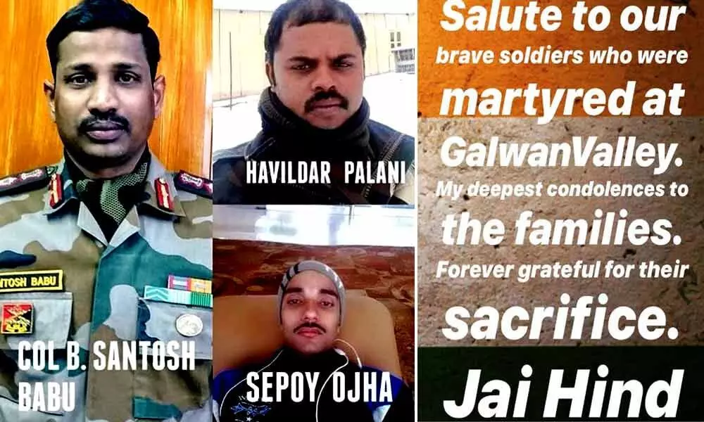 India-China Border Issue: Bollywood Actors Condemn The Chinas Cruel Act And Pays Tribute To Martyred Soldiers
