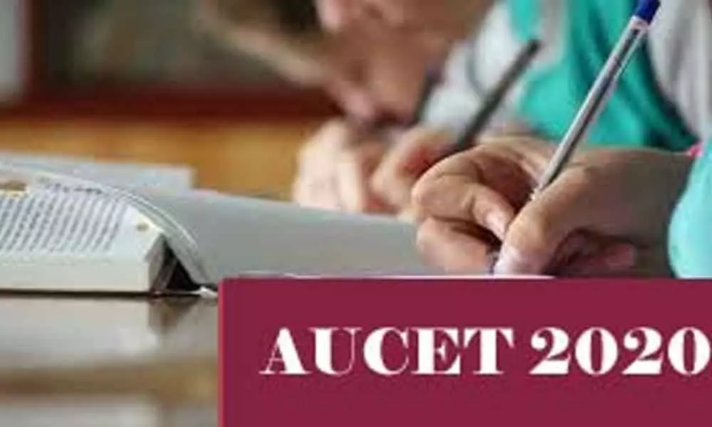 Admission schedule for AUCET-2020