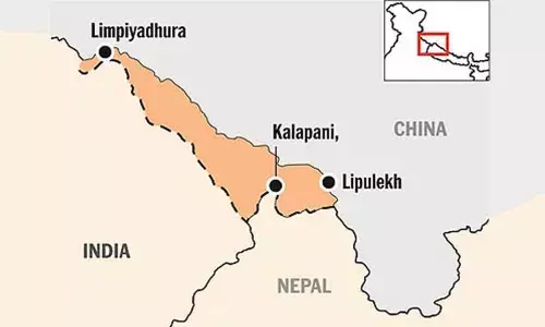 Map incorporating Indian Territories