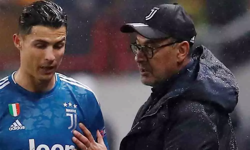 Sarri unhappy with Ronaldo’s form after Cup final loss