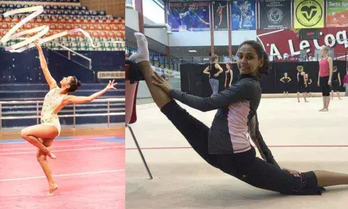 Rhythmic gymnastics stadium coming up