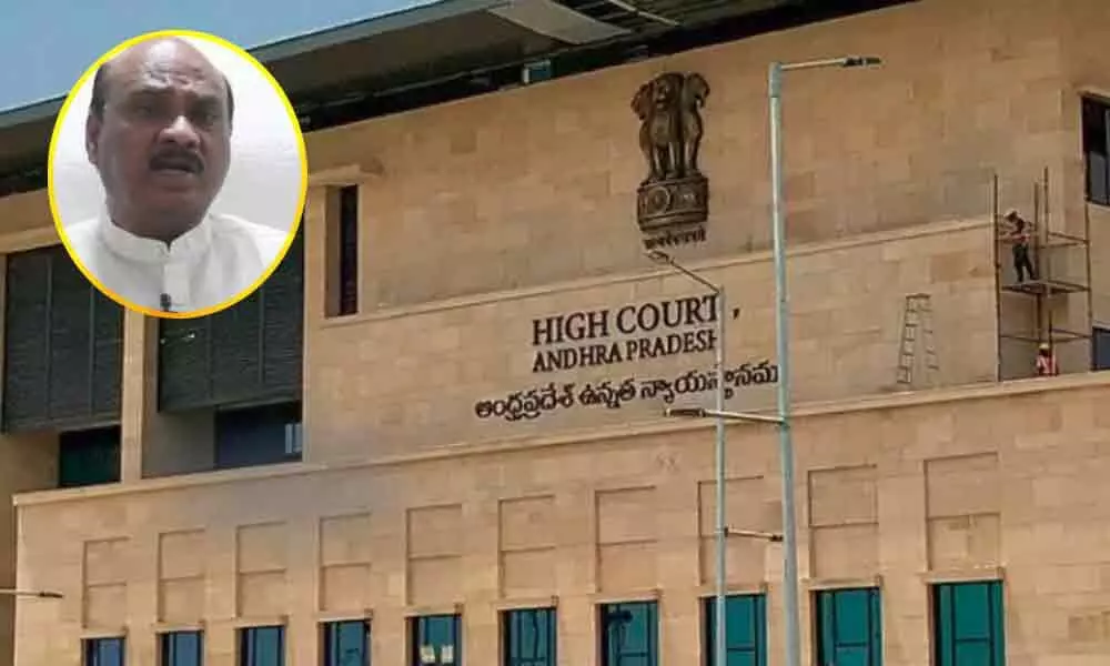 Ayyanna Patrudu (inset)  and Andhra Pradesh High Court
