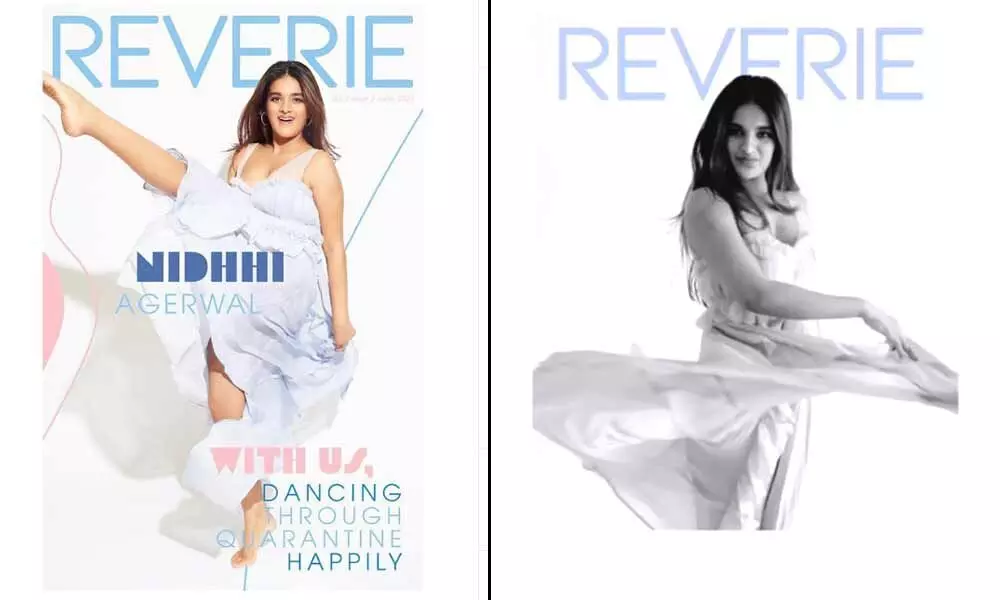 Nidhhi Agerwal Turns Cover Girl Of Reverie Magazine And Spreads Positivity