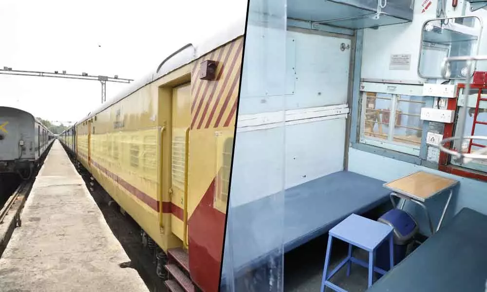 Secunderabad, Hyderabad divisions convert 120 and 40 coaches as isolation wards