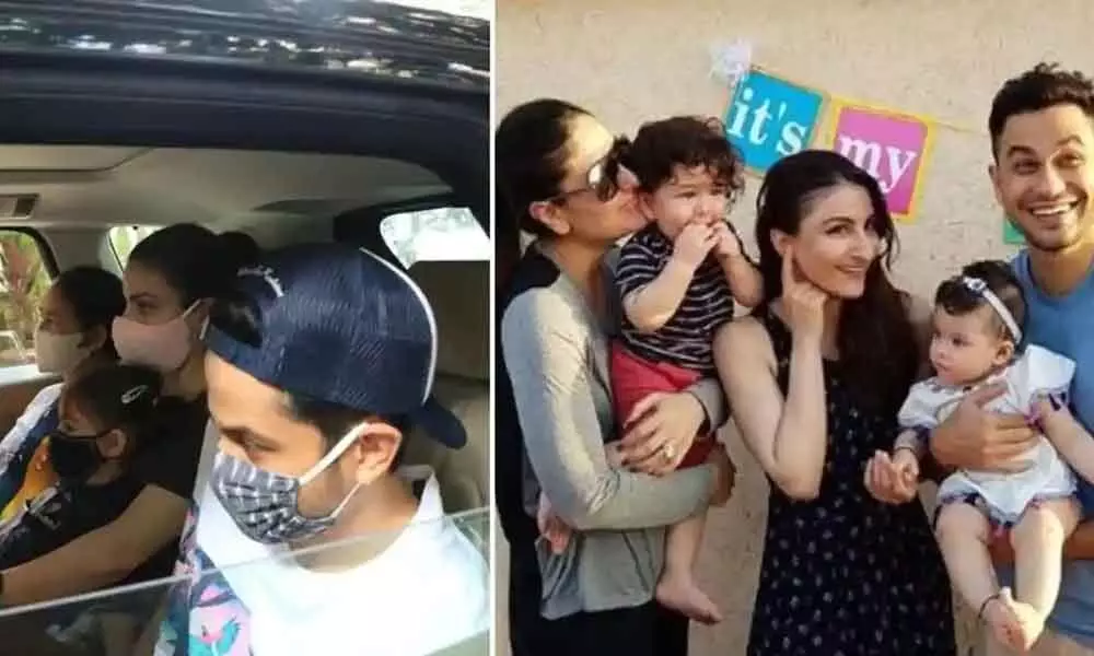 Soha Ali Khan And Kunal Kemmu Visit Saif Ali Khans House After 2 Months