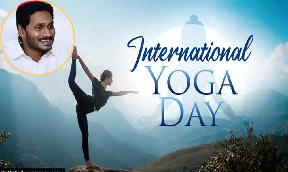 Yoga not only heals body but also mind, CM YS Jagan tweets on International Yoga Day