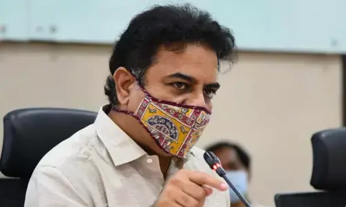 Industry Minister KT Rama Rao