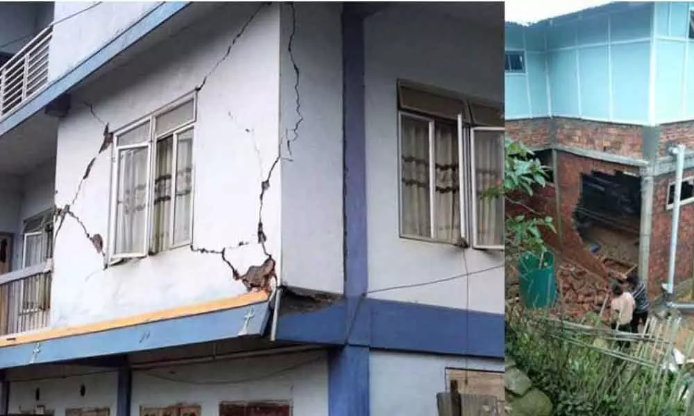 Quake jolts NE, damages buildings in Mizoram
