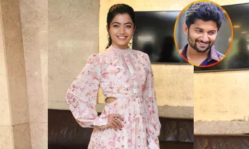 Rashmika Mandanna and Nani(inset)