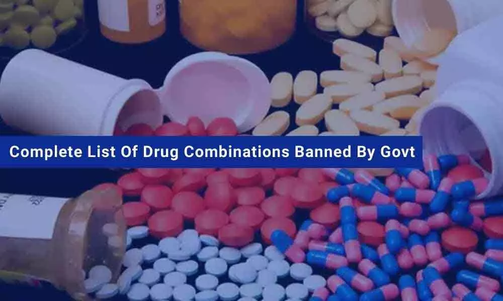 Complete List Of Drug Combinations Banned By Govt
