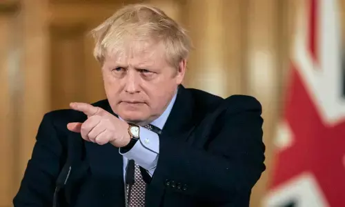 British Prime Minister Boris Johnson