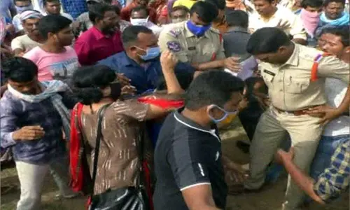 Demolition of encroachments on temple lands in Khammam irks minister Puvvada Ajay