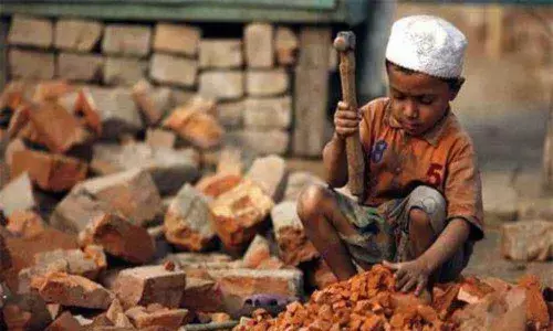 Child labour at high risk of being afflicted
