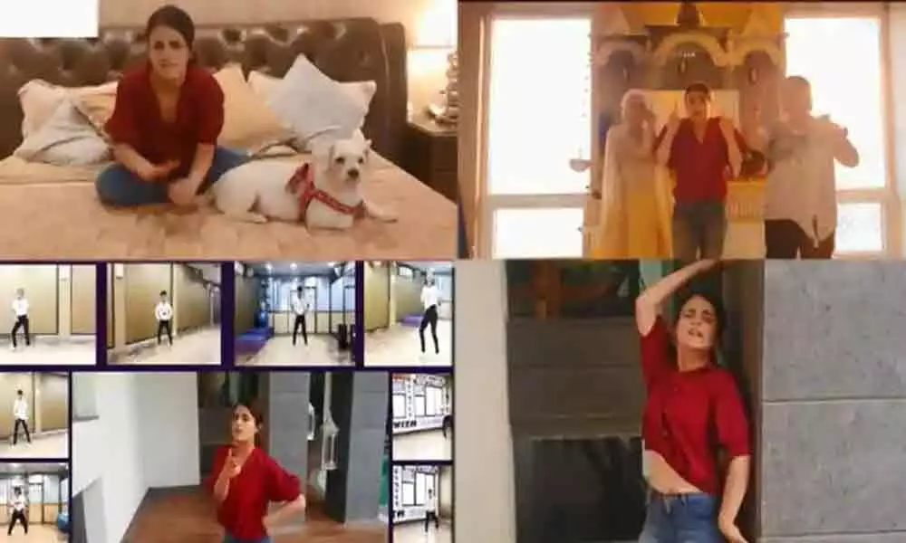 Rule Out Your Monday Blues Mimicking Radhika Madans Amazing Dance Steps