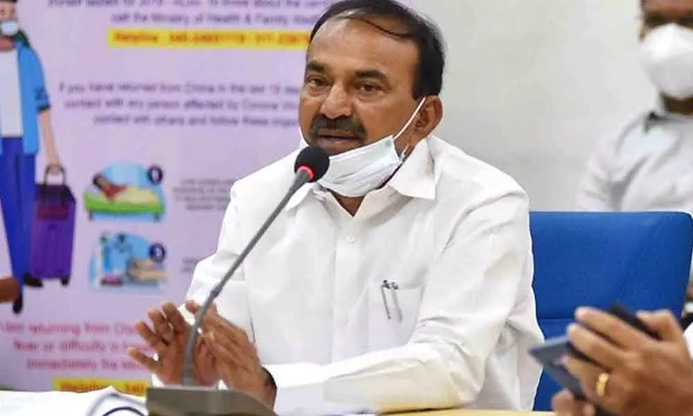 Telangana Health Minister Eatala Rajender warns of taking over 50% beds of fleecing private hospitals