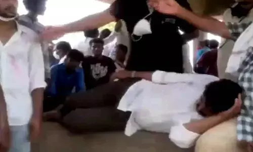 Minister Perni Nani fell sick at his follower Bhaskar Raos funeral, condition stable