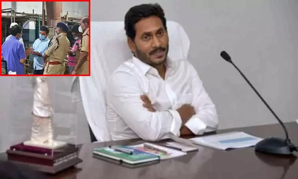 CM YS Jagan enquires about Parawada gas leak, directs officials to provide better treatment to injured