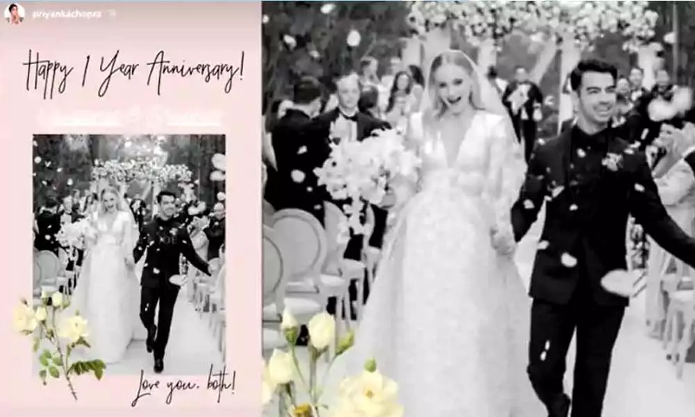 Priyanka Chopra Shares The Wedding Pic Of Beautiful Couple Joe Jonas And Sophie Turner