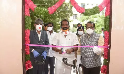 Minister for Excise and Prohibition V Srinivas Goud