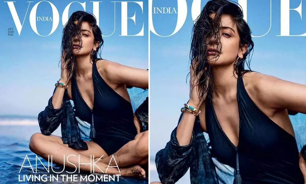 Anushka Sharma Looks Hot On The Cover Page Of Vogue India Magazine