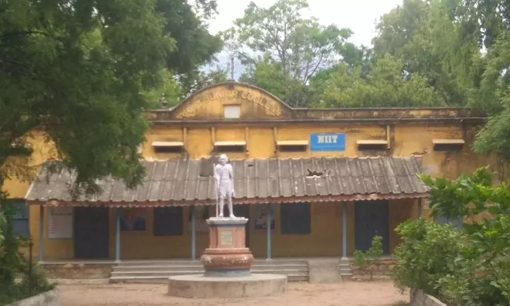 The high school where former Prime Minister late PV Narasimha Rao studied in Huzurabad